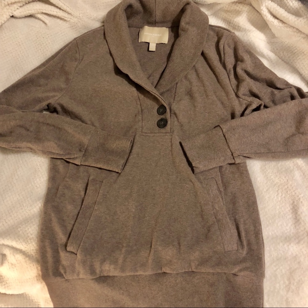 Banana Republic Shawl Collar Pullover - Sz S